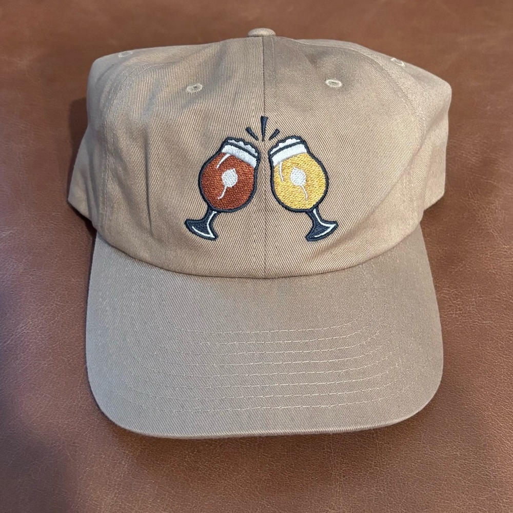 Odell Brewing Colorado Embroidered Beige Tan Hat
